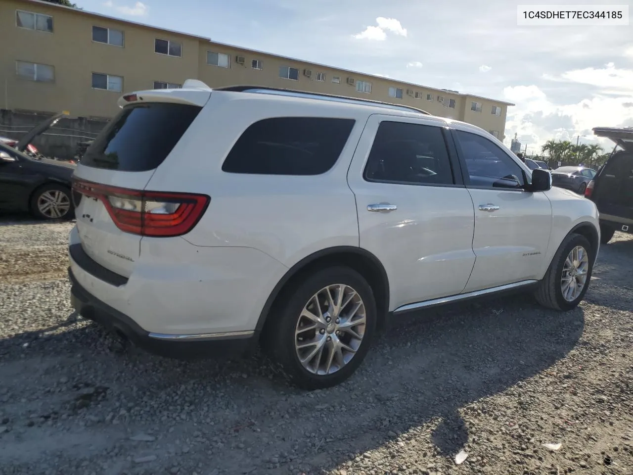 1C4SDHET7EC344185 2014 Dodge Durango Citadel