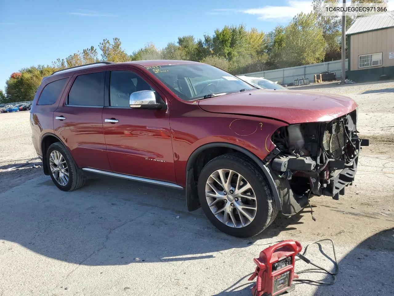 2014 Dodge Durango Citadel VIN: 1C4RDJEG0EC971366 Lot: 74392344