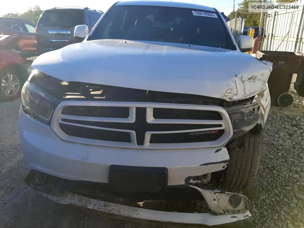 1C4RDJAG4EC323468 2014 Dodge Durango Sxt