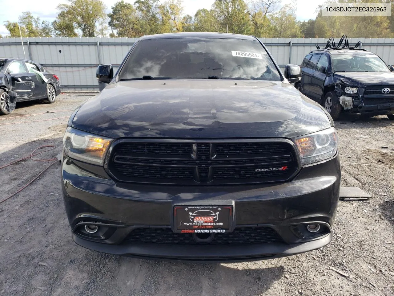 2014 Dodge Durango R/T VIN: 1C4SDJCT2EC326963 Lot: 74895504