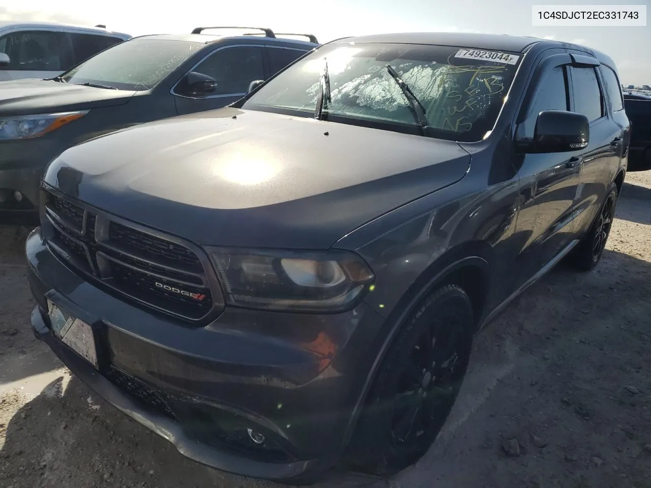 2014 Dodge Durango R/T VIN: 1C4SDJCT2EC331743 Lot: 74923044