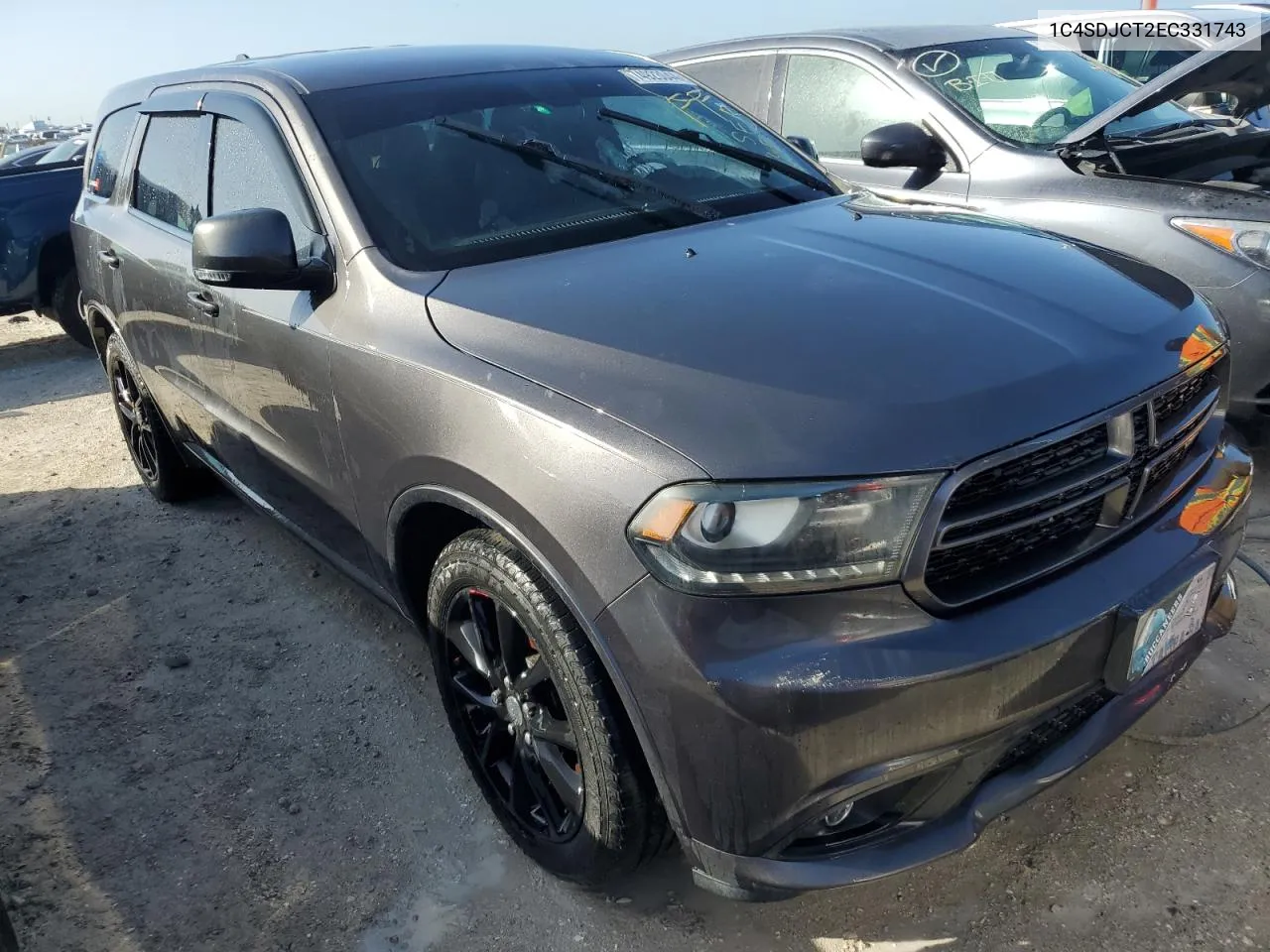 2014 Dodge Durango R/T VIN: 1C4SDJCT2EC331743 Lot: 74923044