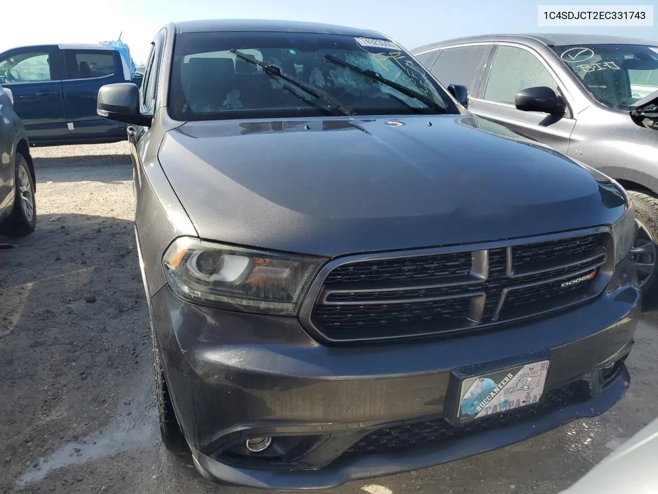 2014 Dodge Durango R/T VIN: 1C4SDJCT2EC331743 Lot: 74923044