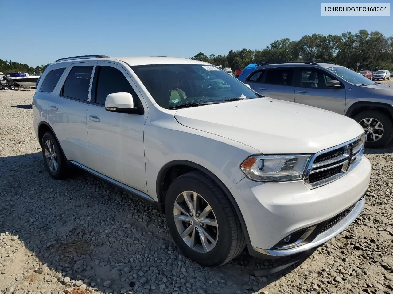 2014 Dodge Durango Limited VIN: 1C4RDHDG8EC468064 Lot: 75261434