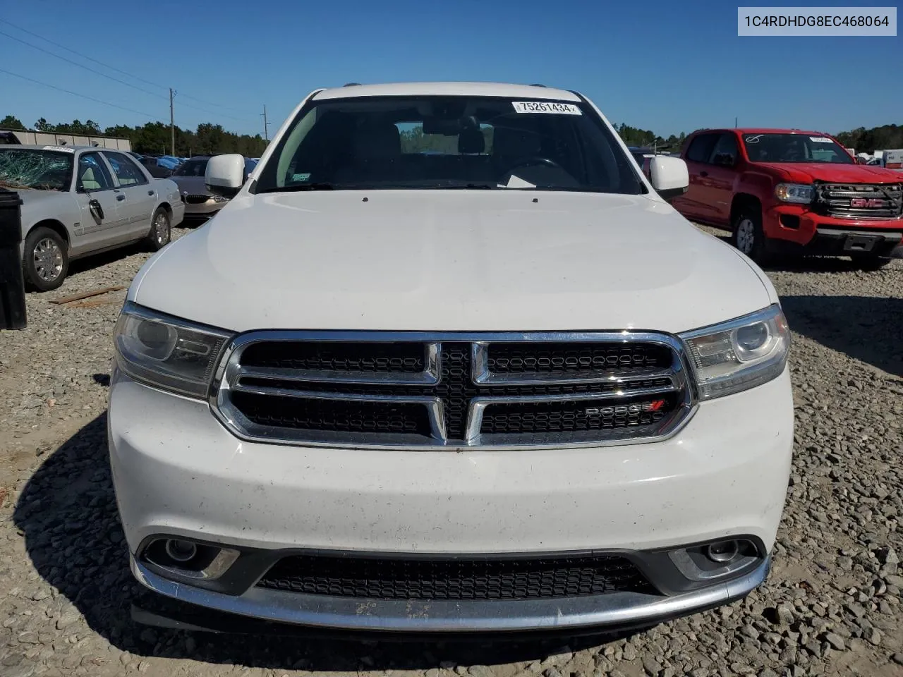 2014 Dodge Durango Limited VIN: 1C4RDHDG8EC468064 Lot: 75261434