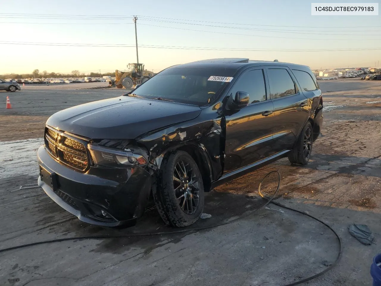 2014 Dodge Durango R/T VIN: 1C4SDJCT8EC979183 Lot: 75265614