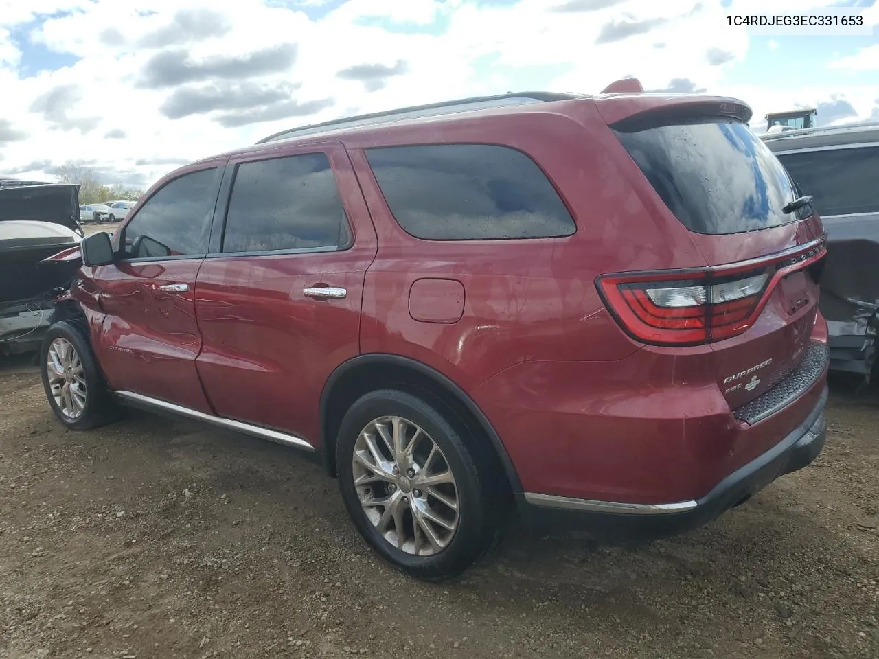 2014 Dodge Durango Citadel VIN: 1C4RDJEG3EC331653 Lot: 75920534