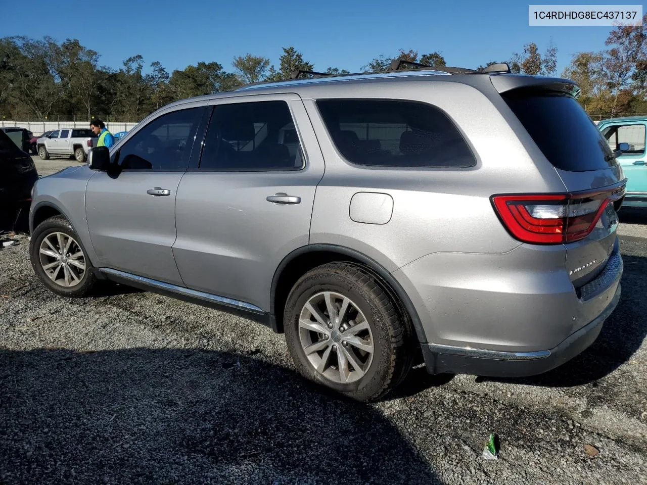 2014 Dodge Durango Limited VIN: 1C4RDHDG8EC437137 Lot: 76373424