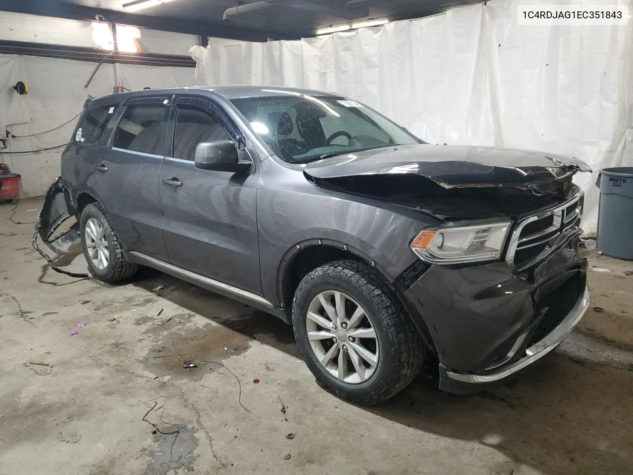 2014 Dodge Durango Sxt VIN: 1C4RDJAG1EC351843 Lot: 76560194