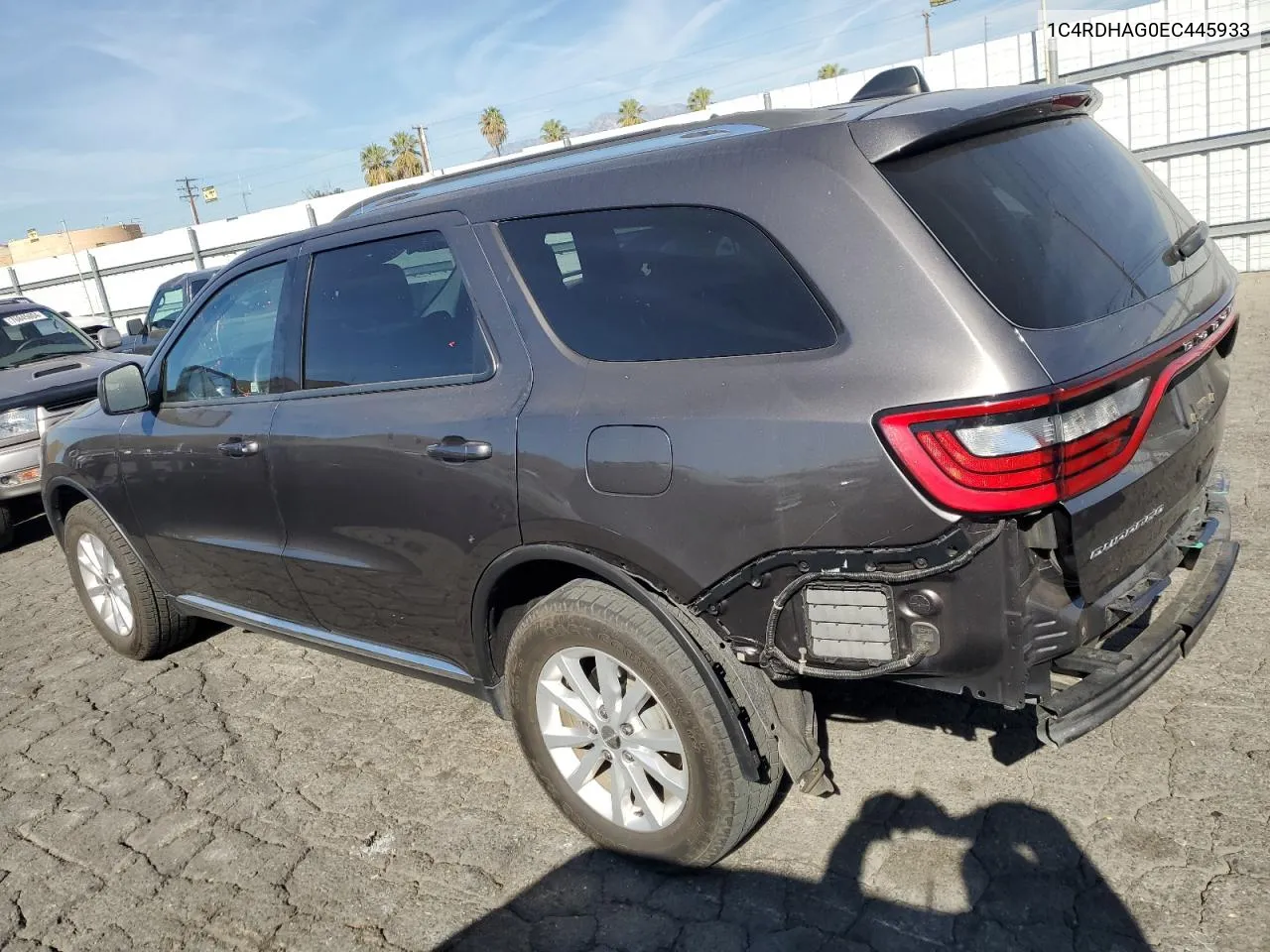 2014 Dodge Durango Sxt VIN: 1C4RDHAG0EC445933 Lot: 76601254