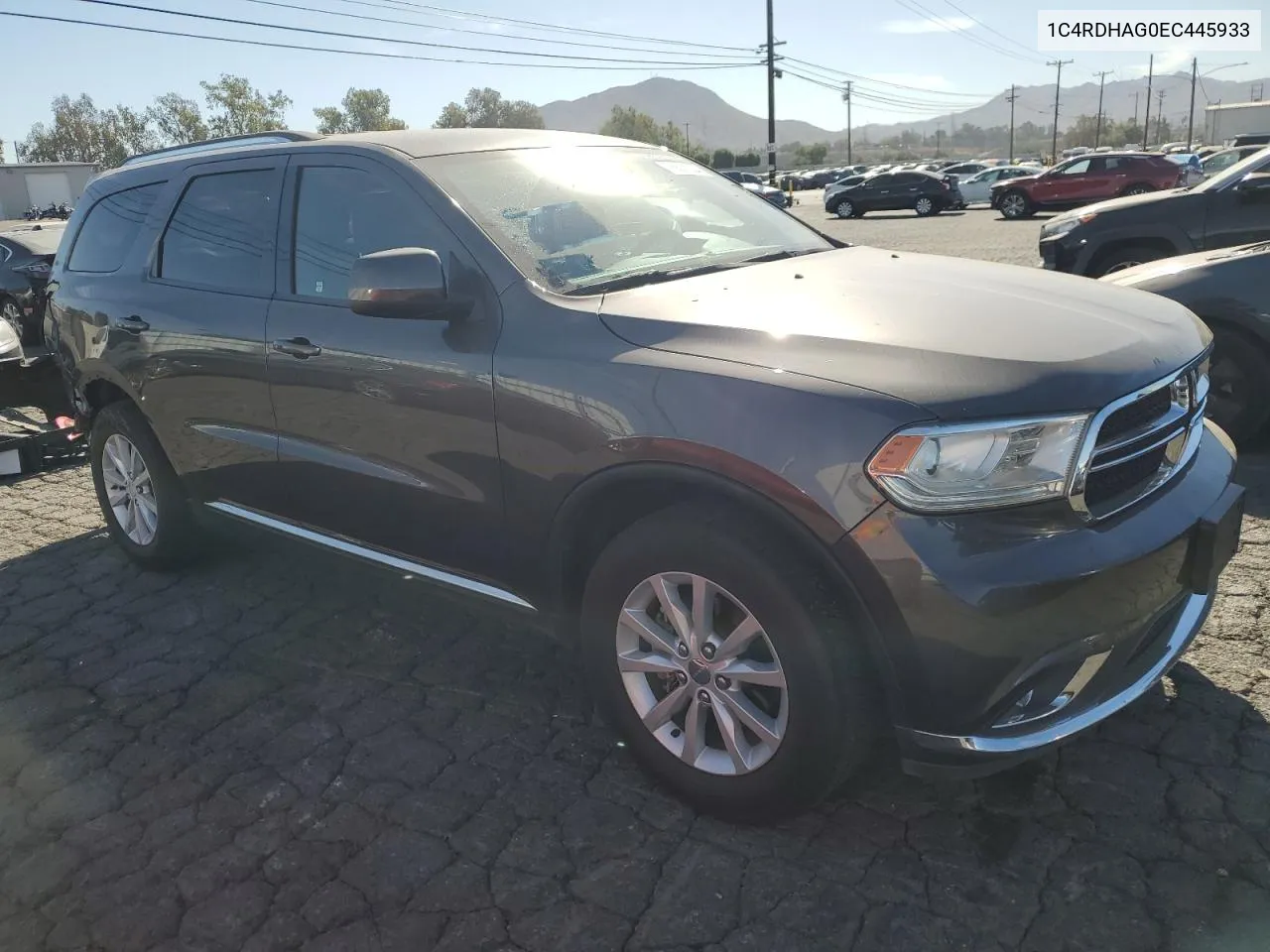 2014 Dodge Durango Sxt VIN: 1C4RDHAG0EC445933 Lot: 76601254