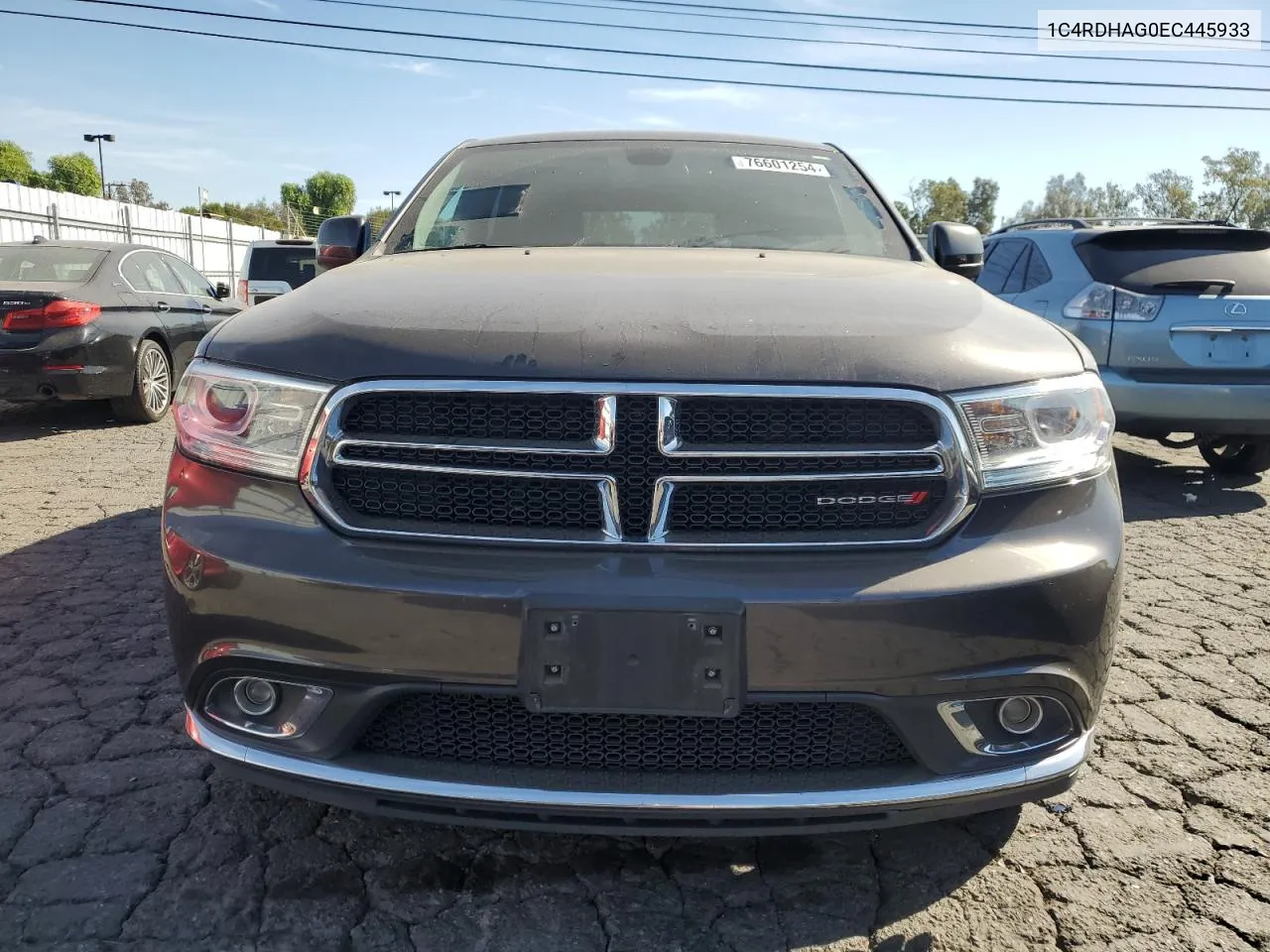 2014 Dodge Durango Sxt VIN: 1C4RDHAG0EC445933 Lot: 76601254