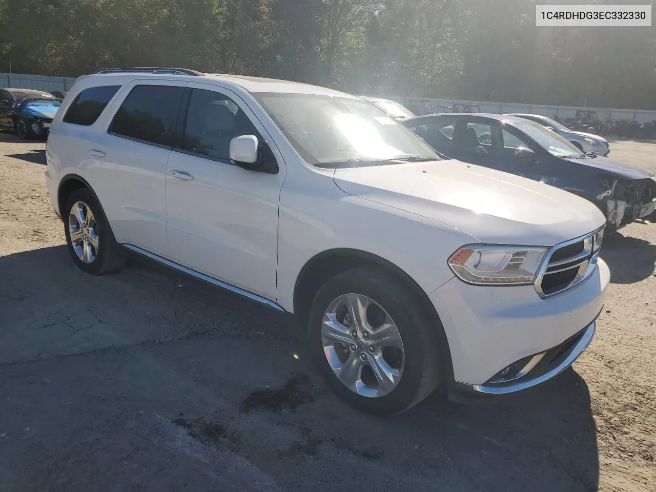 1C4RDHDG3EC332330 2014 Dodge Durango Limited