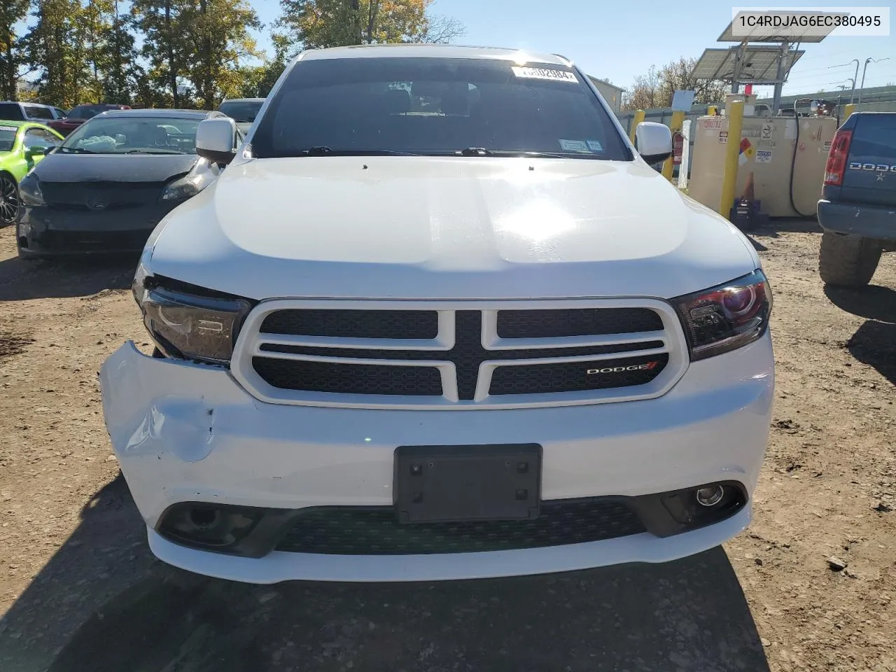 2014 Dodge Durango Sxt VIN: 1C4RDJAG6EC380495 Lot: 76802984