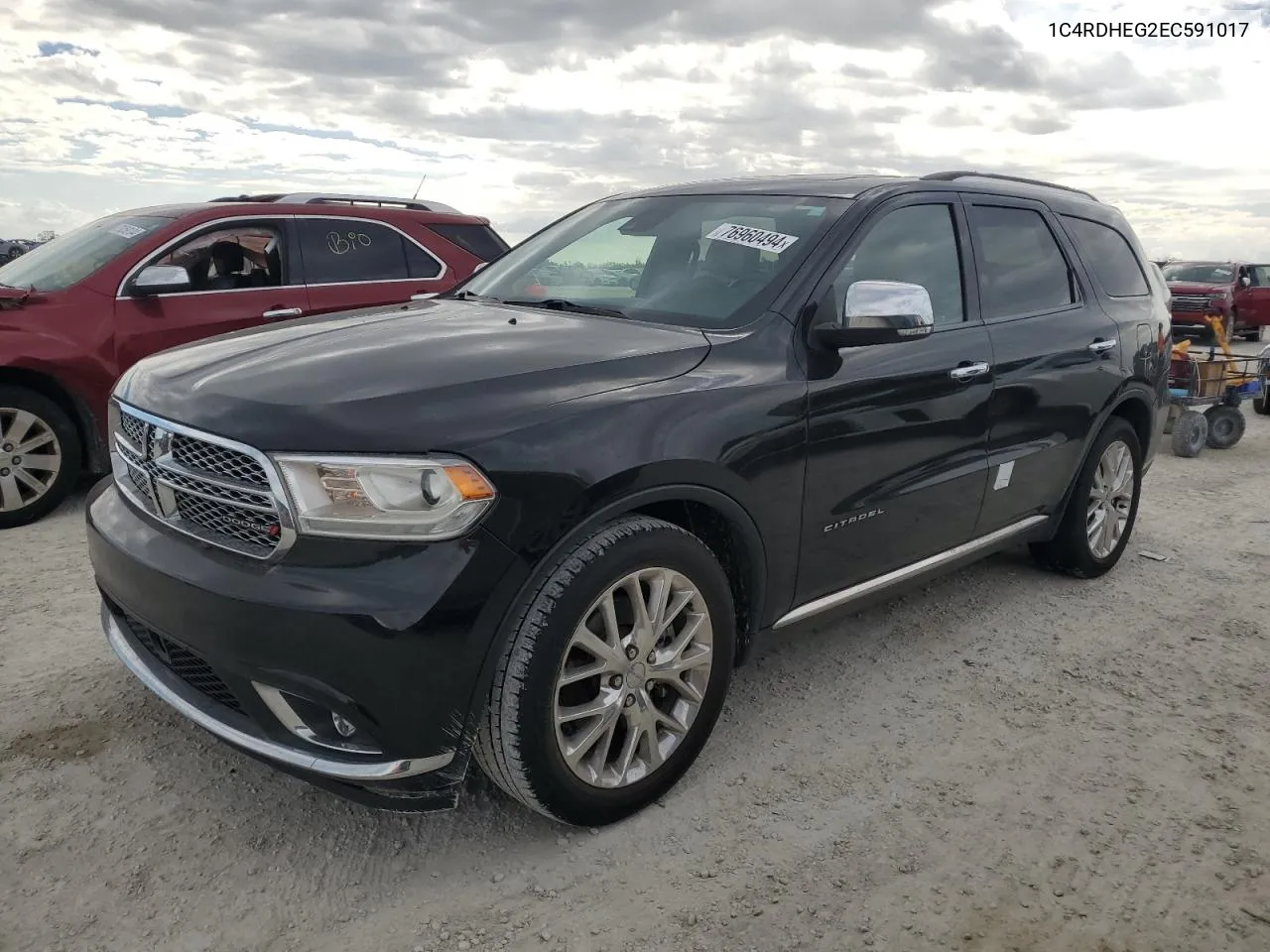 1C4RDHEG2EC591017 2014 Dodge Durango Citadel