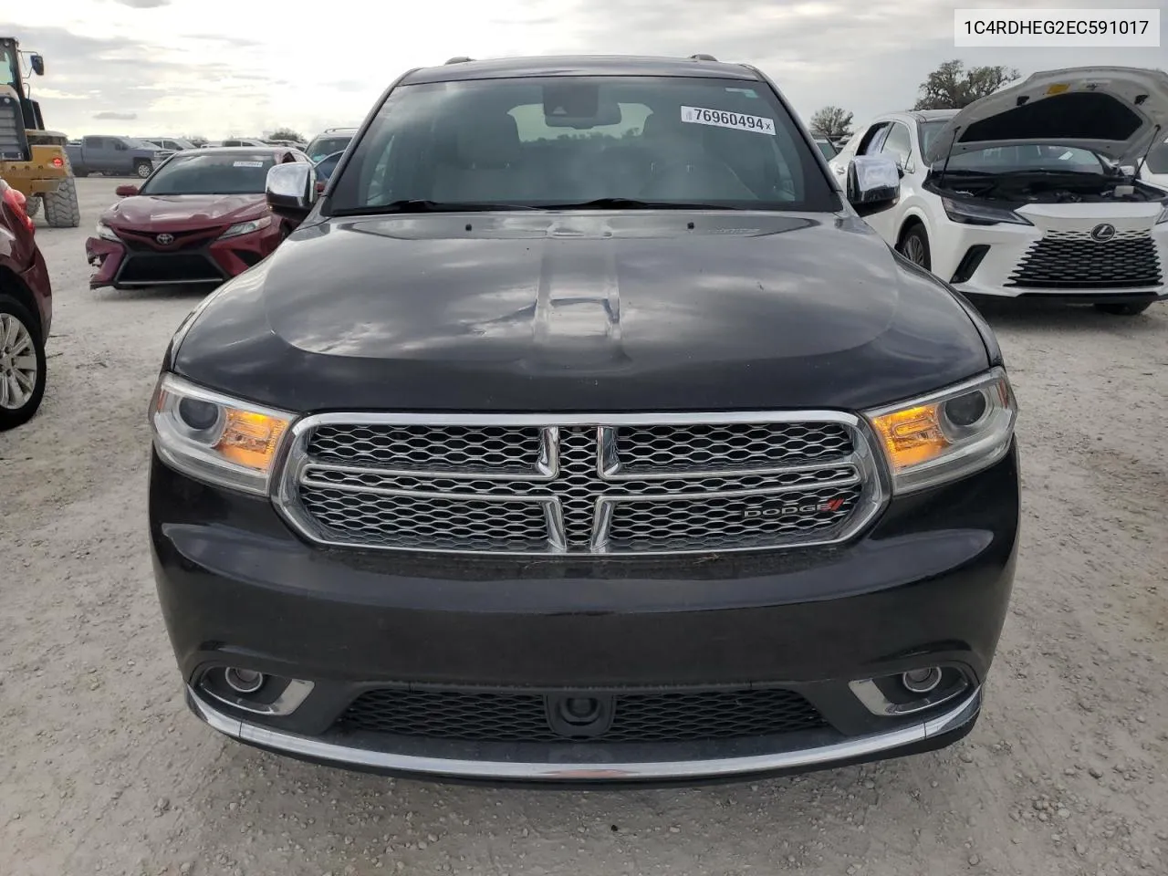 1C4RDHEG2EC591017 2014 Dodge Durango Citadel