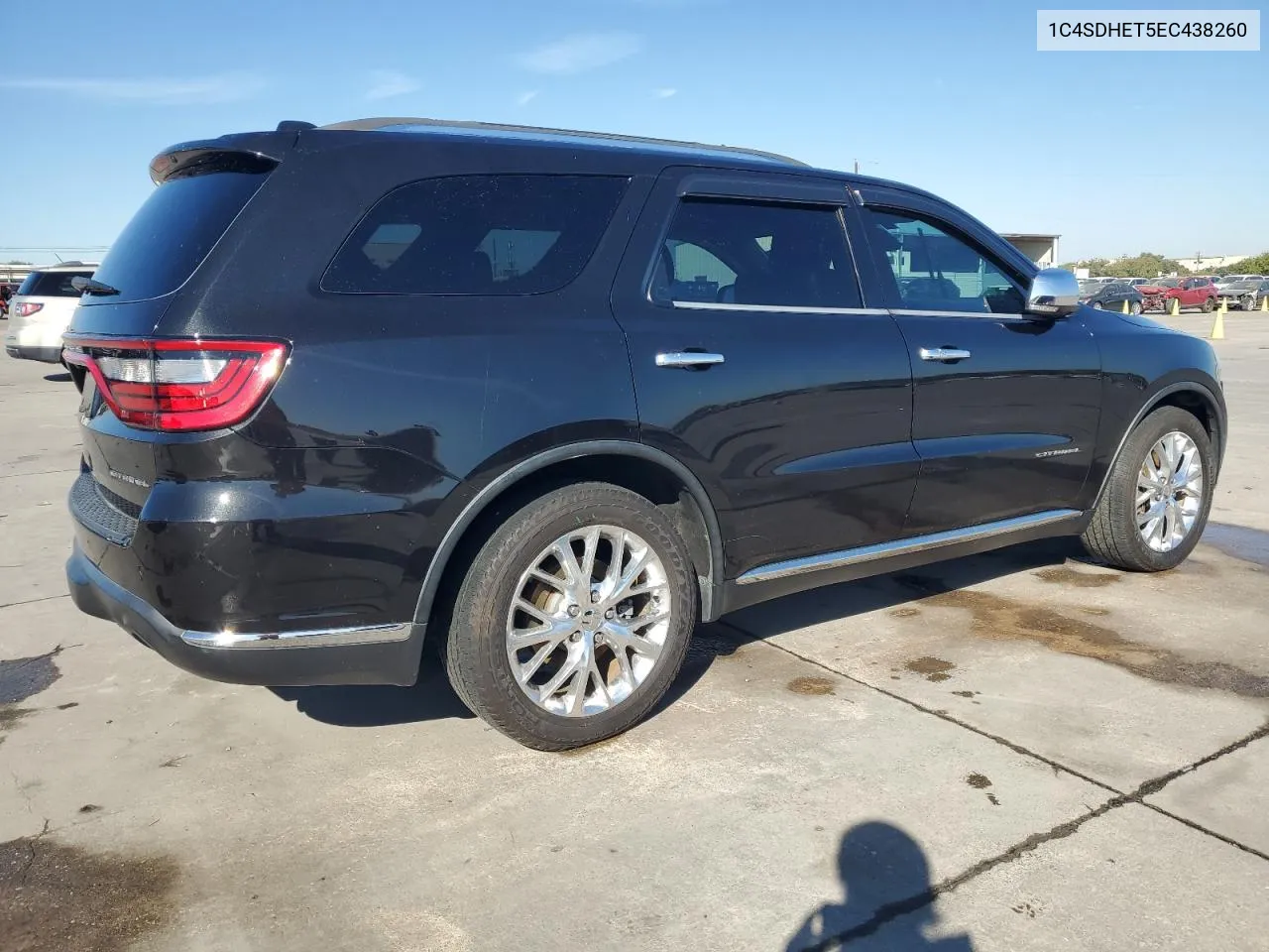 1C4SDHET5EC438260 2014 Dodge Durango Citadel