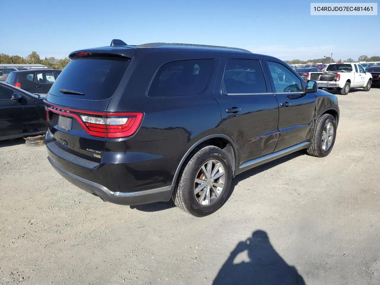 2014 Dodge Durango Limited VIN: 1C4RDJDG7EC481461 Lot: 77031294