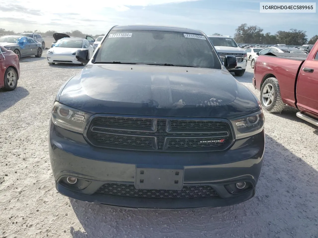 2014 Dodge Durango Limited VIN: 1C4RDHDG4EC589965 Lot: 77111034