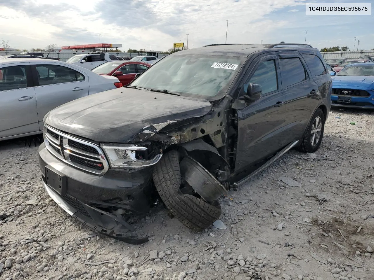 2014 Dodge Durango Limited VIN: 1C4RDJDG6EC595676 Lot: 77210104