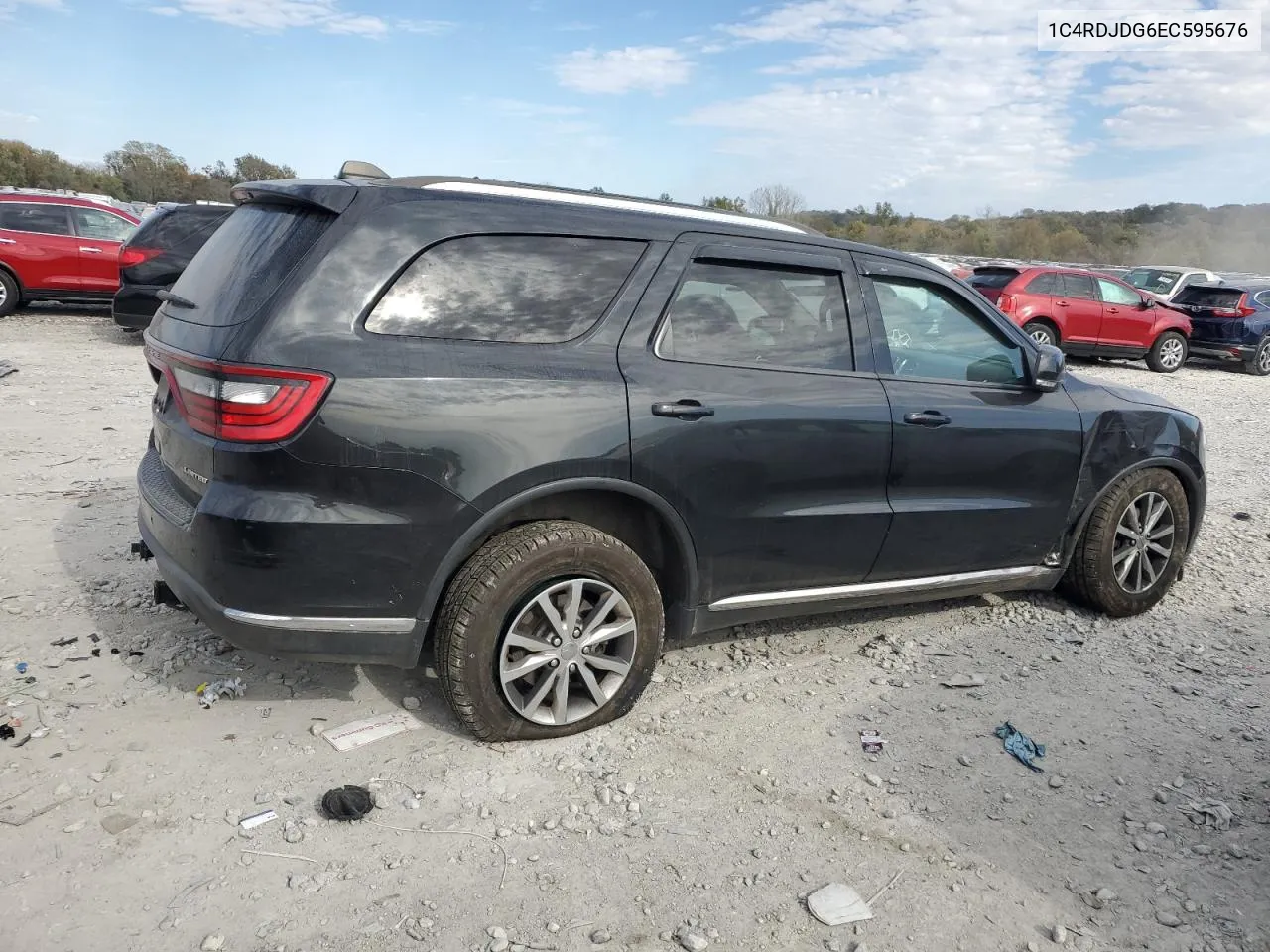 2014 Dodge Durango Limited VIN: 1C4RDJDG6EC595676 Lot: 77210104