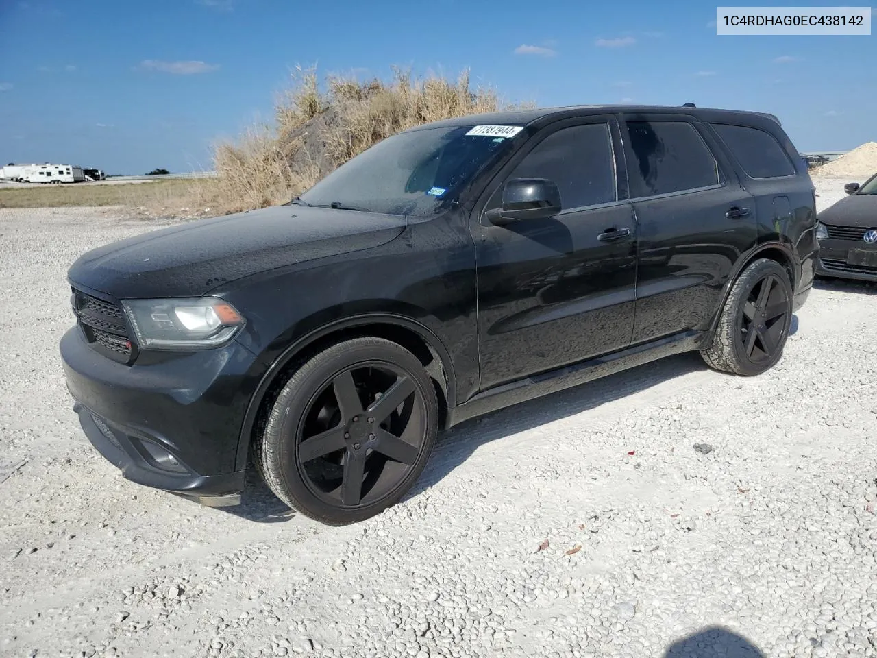 2014 Dodge Durango Sxt VIN: 1C4RDHAG0EC438142 Lot: 77387944