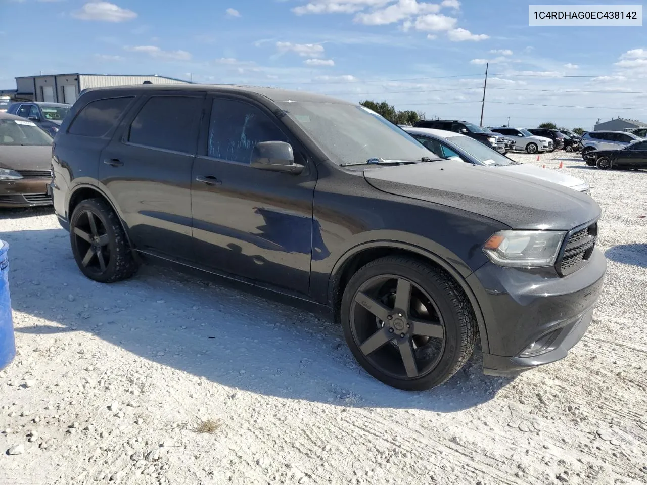 2014 Dodge Durango Sxt VIN: 1C4RDHAG0EC438142 Lot: 77387944