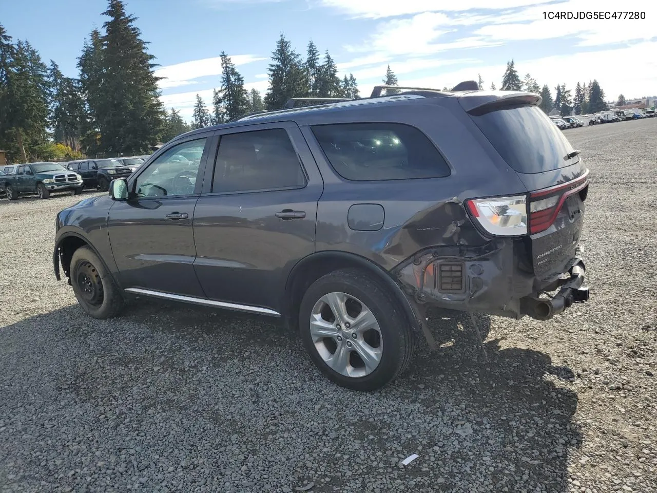 2014 Dodge Durango Limited VIN: 1C4RDJDG5EC477280 Lot: 77760324