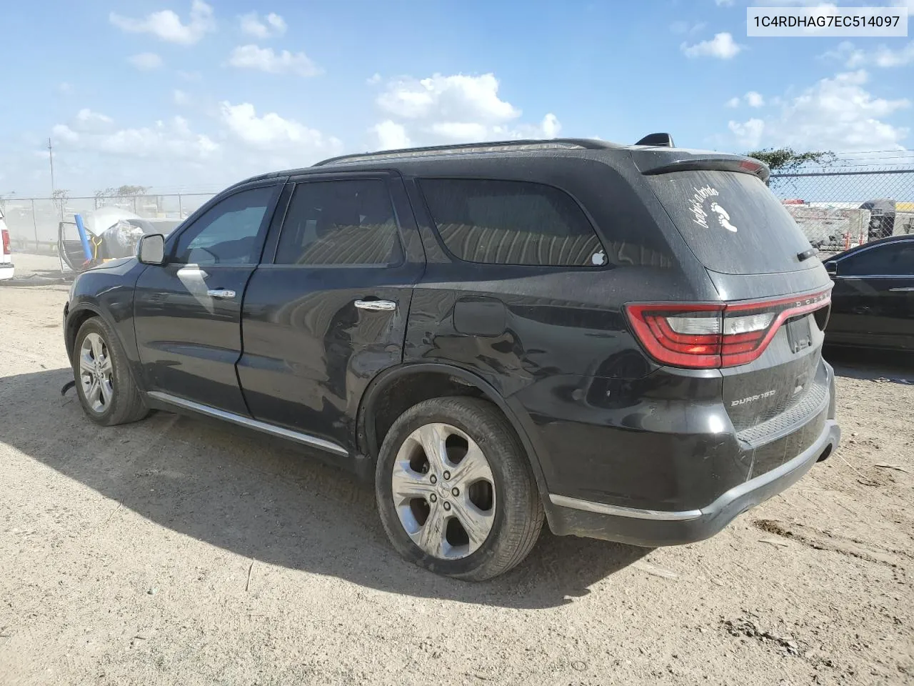 2014 Dodge Durango Sxt VIN: 1C4RDHAG7EC514097 Lot: 77869094