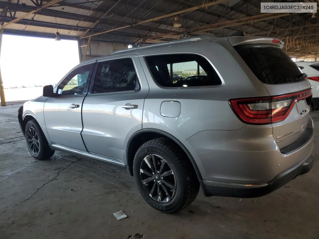 2014 Dodge Durango Sxt VIN: 1C4RDJAG3EC318245 Lot: 77943374