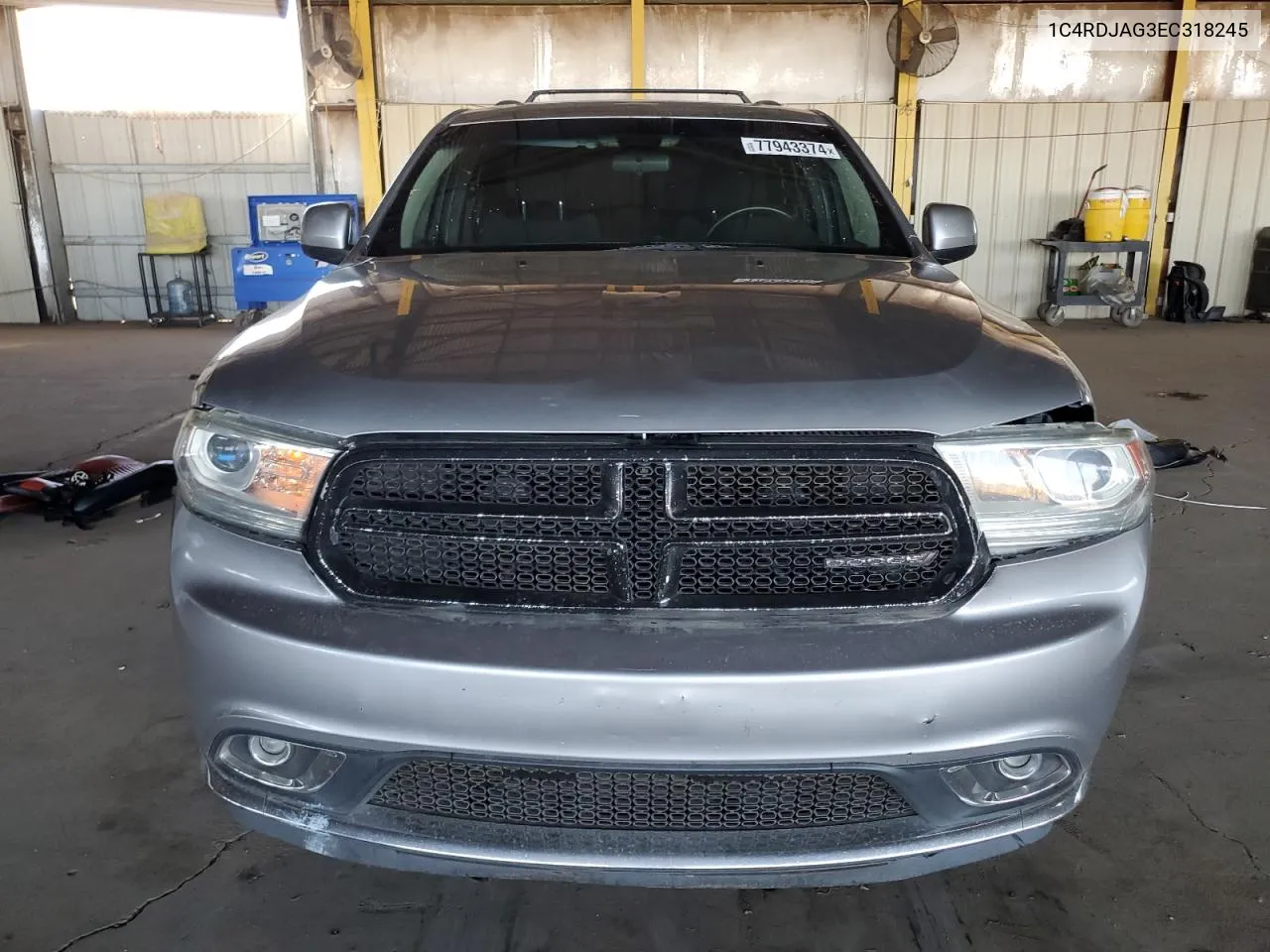 2014 Dodge Durango Sxt VIN: 1C4RDJAG3EC318245 Lot: 77943374