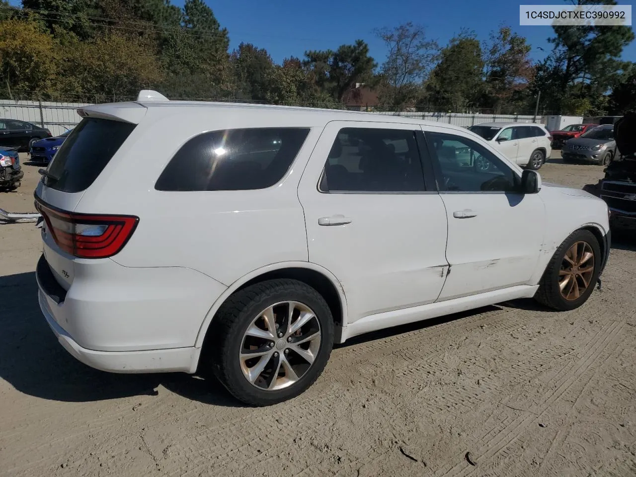 2014 Dodge Durango R/T VIN: 1C4SDJCTXEC390992 Lot: 78076534