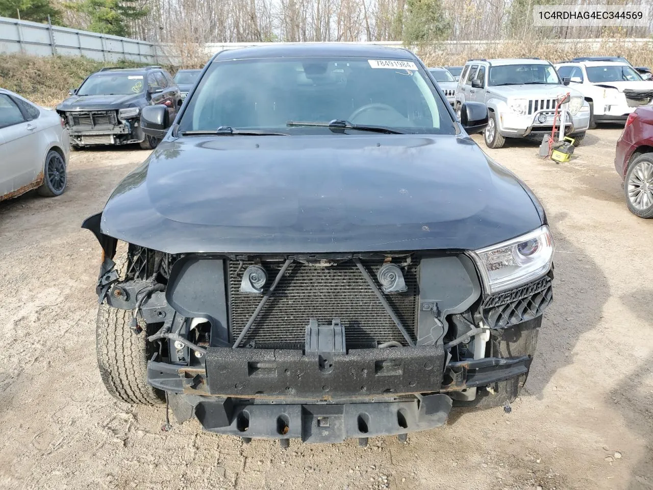 1C4RDHAG4EC344569 2014 Dodge Durango Sxt