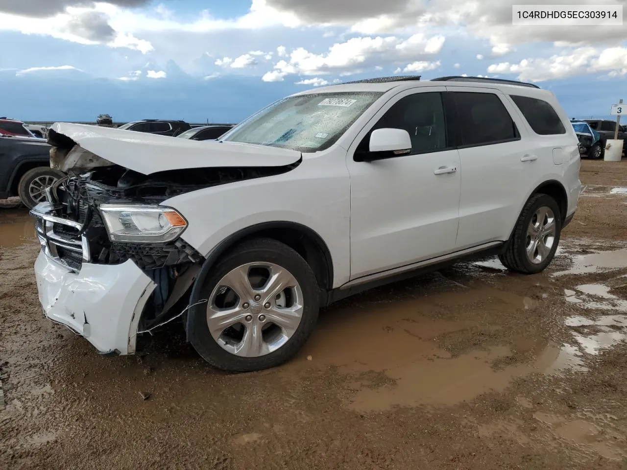 2014 Dodge Durango Limited VIN: 1C4RDHDG5EC303914 Lot: 79278674