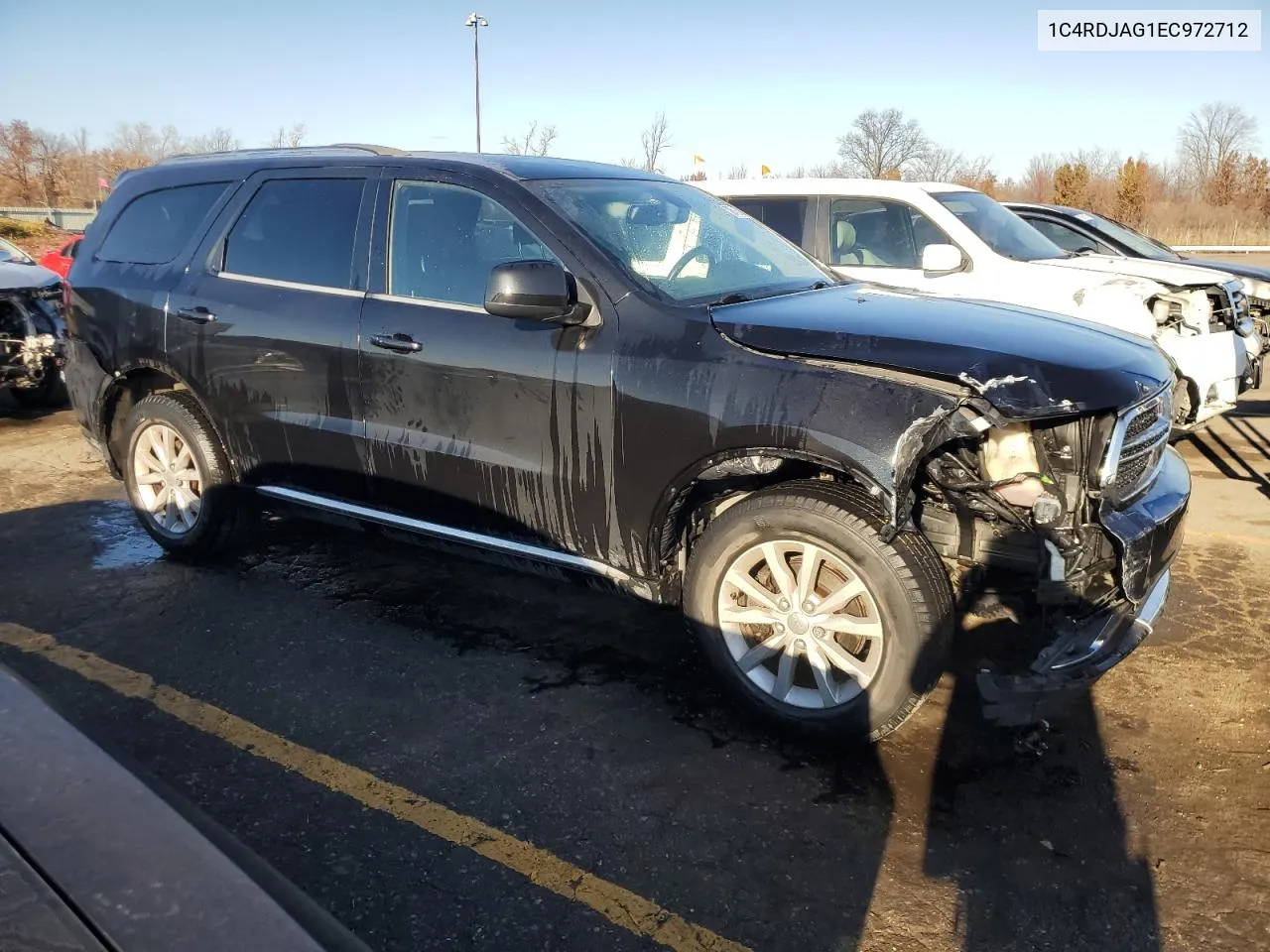 2014 Dodge Durango Sxt VIN: 1C4RDJAG1EC972712 Lot: 79641544