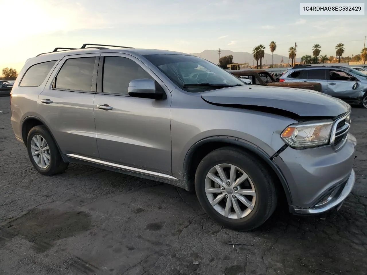 2014 Dodge Durango Sxt VIN: 1C4RDHAG8EC532429 Lot: 81148814