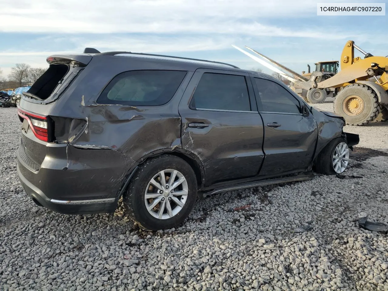 2015 Dodge Durango Sxt VIN: 1C4RDHAG4FC907220 Lot: 43086654