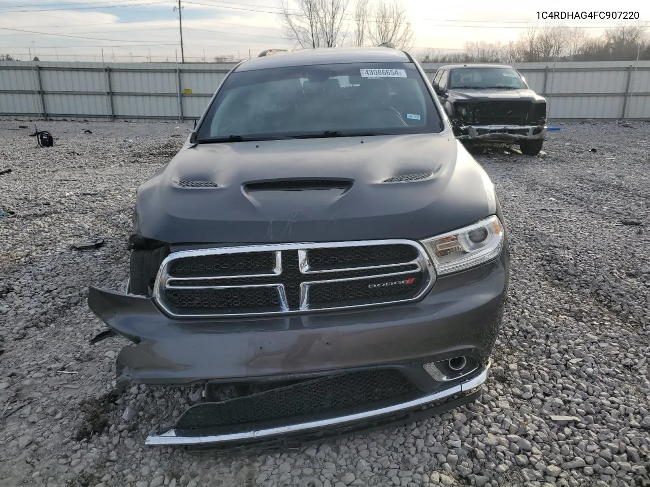 2015 Dodge Durango Sxt VIN: 1C4RDHAG4FC907220 Lot: 43086654