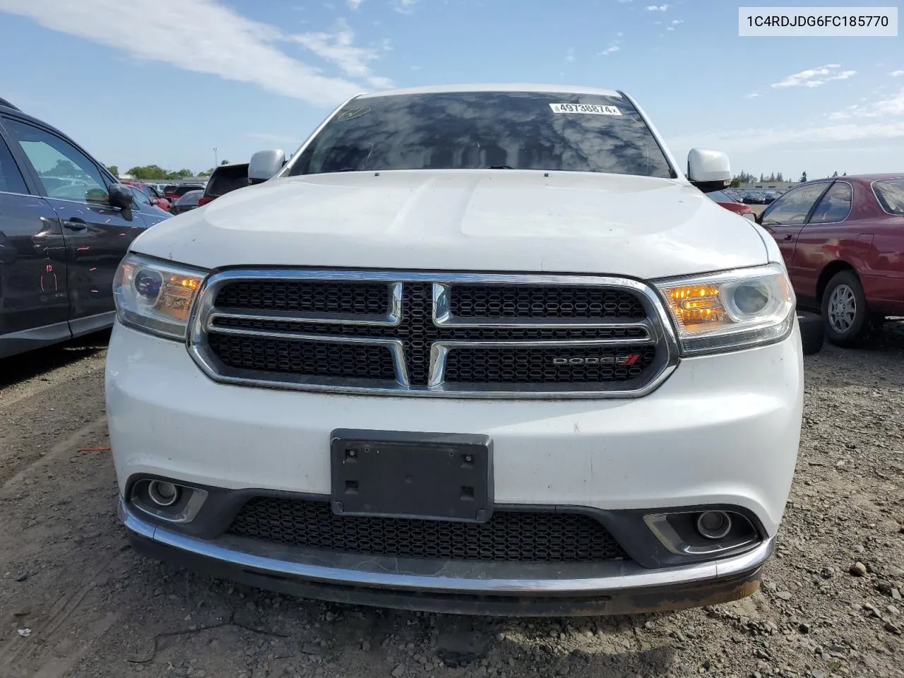 2015 Dodge Durango Limited VIN: 1C4RDJDG6FC185770 Lot: 49738874