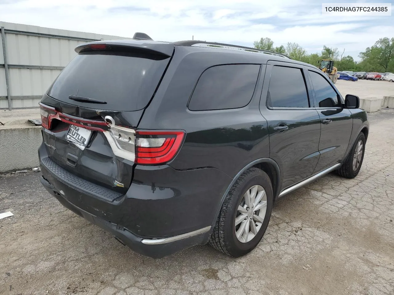 2015 Dodge Durango Sxt VIN: 1C4RDHAG7FC244385 Lot: 53418194