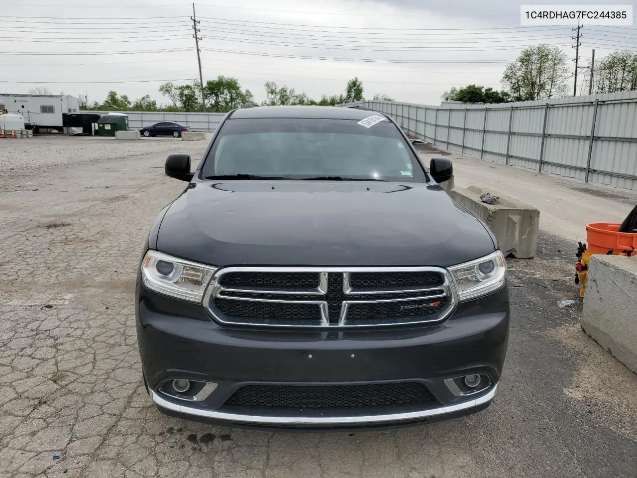 2015 Dodge Durango Sxt VIN: 1C4RDHAG7FC244385 Lot: 53418194