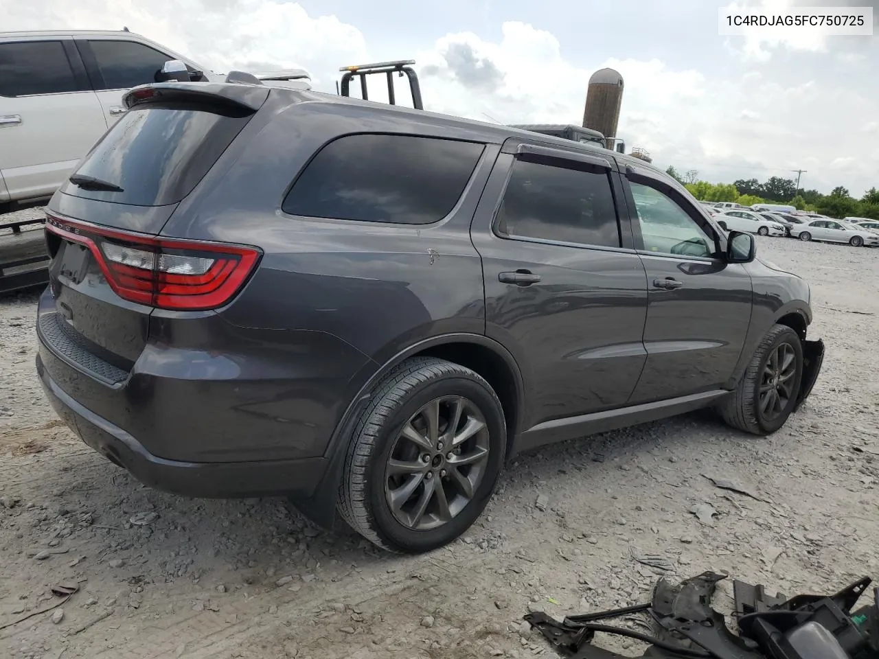 1C4RDJAG5FC750725 2015 Dodge Durango Sxt