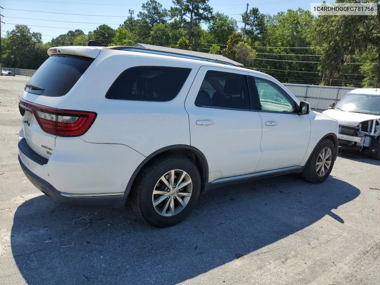 2015 Dodge Durango Limited VIN: 1C4RDHDG0FC781756 Lot: 56920854