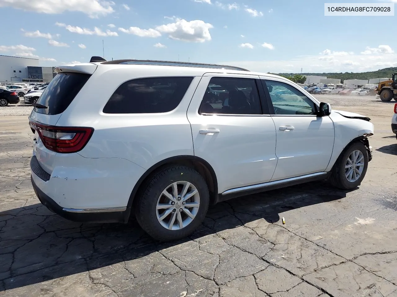 2015 Dodge Durango Sxt VIN: 1C4RDHAG8FC709028 Lot: 61120444