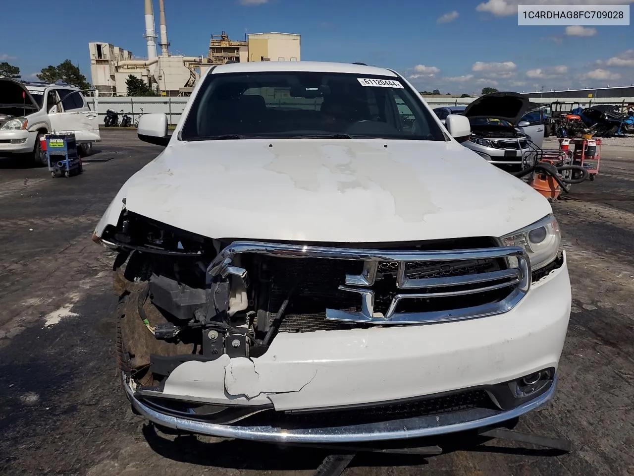 2015 Dodge Durango Sxt VIN: 1C4RDHAG8FC709028 Lot: 61120444