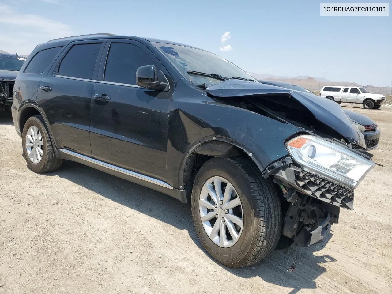 2015 Dodge Durango Sxt VIN: 1C4RDHAG7FC810108 Lot: 62880984