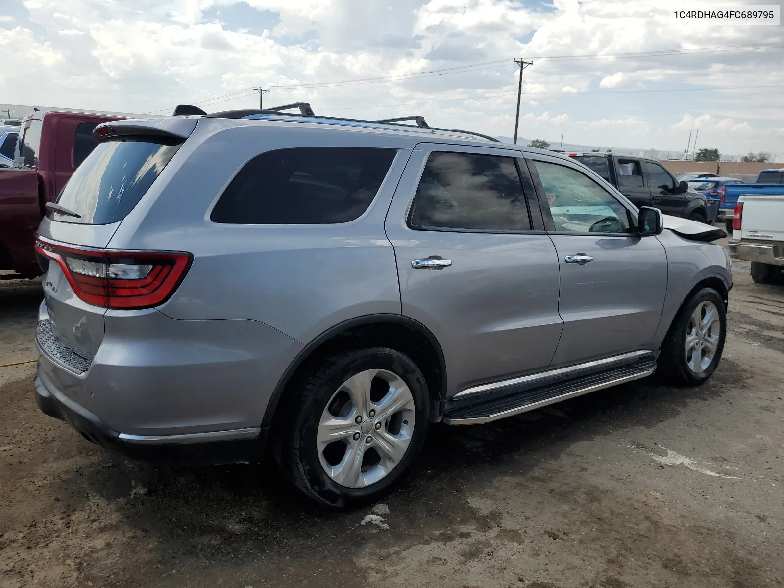 2015 Dodge Durango Sxt VIN: 1C4RDHAG4FC689795 Lot: 63566174