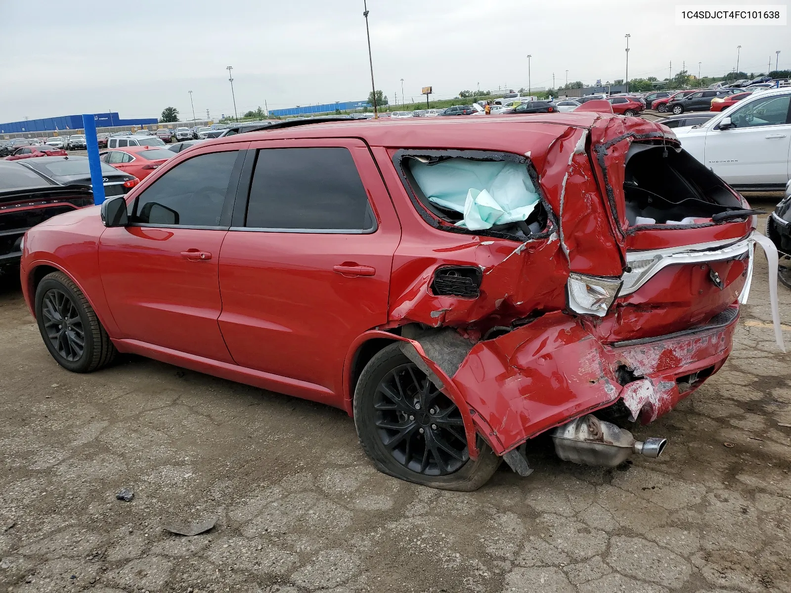 2015 Dodge Durango R/T VIN: 1C4SDJCT4FC101638 Lot: 63600584