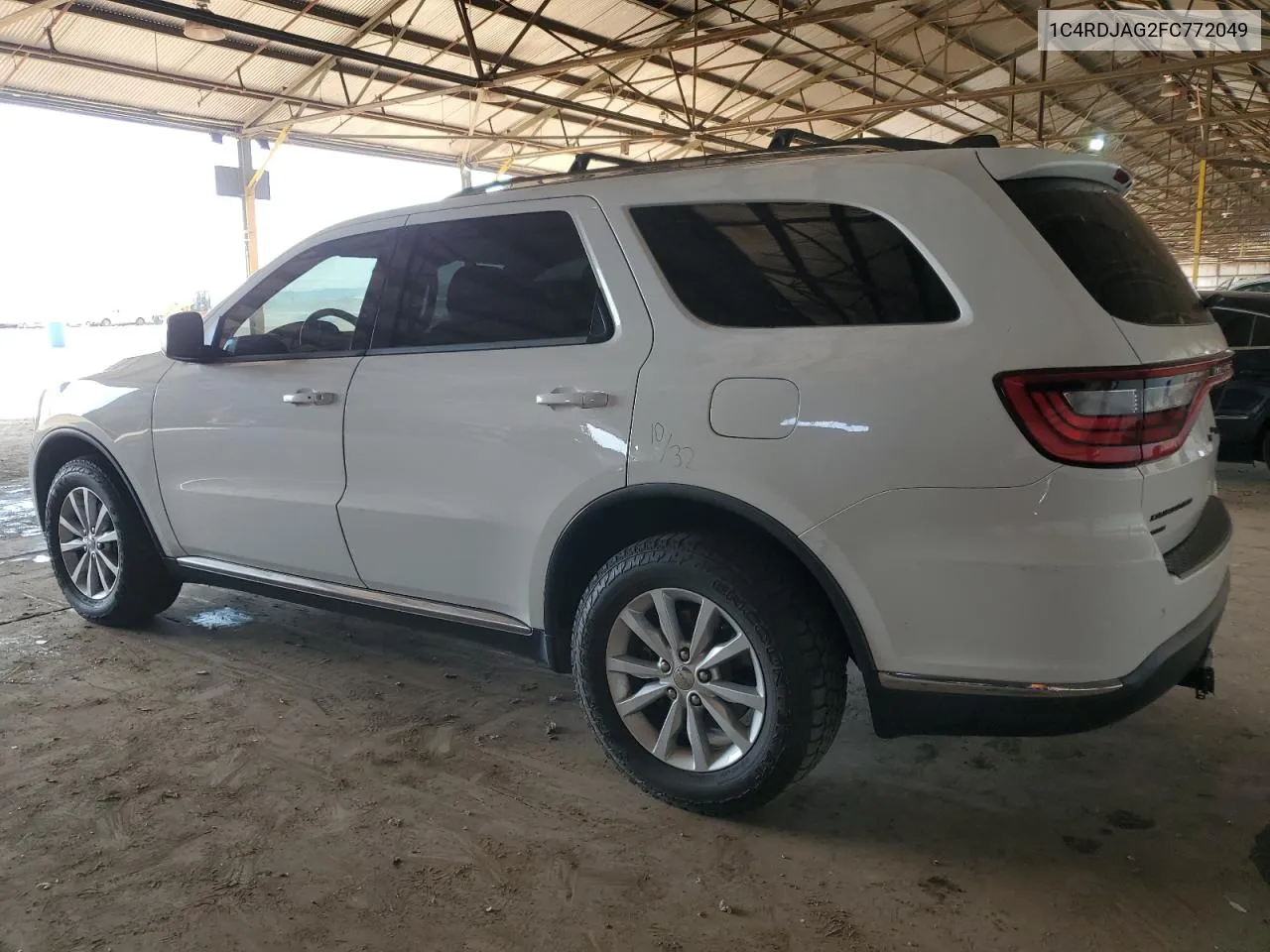 2015 Dodge Durango Sxt VIN: 1C4RDJAG2FC772049 Lot: 63707194