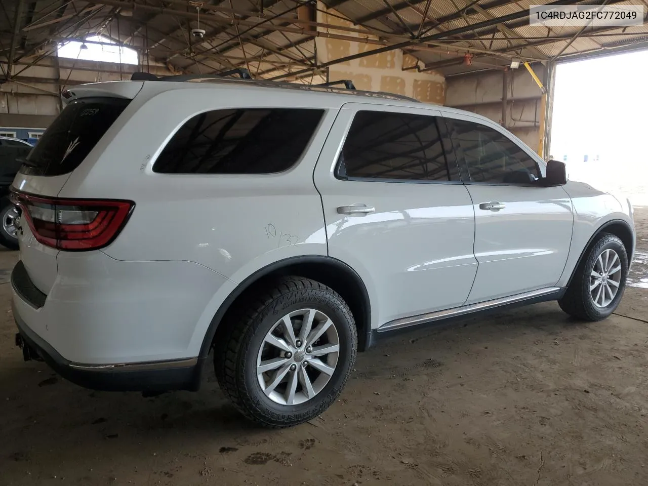 2015 Dodge Durango Sxt VIN: 1C4RDJAG2FC772049 Lot: 63707194